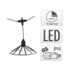 Lampki żarówki Party light Led 5,5m * Progarden Hot