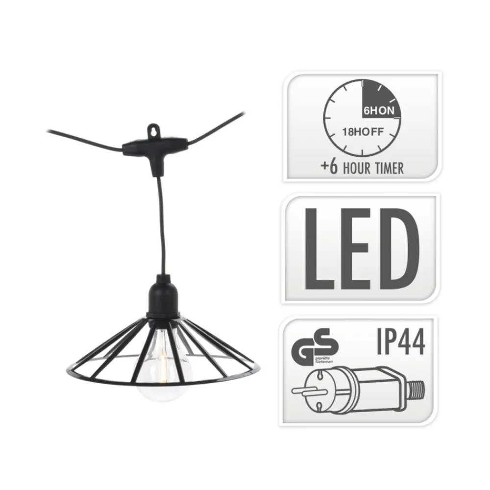 Lampki żarówki Party light Led 5,5m * Progarden Hot