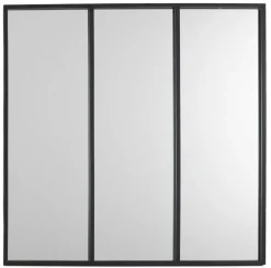 Loftowe lustro ścienne FERRO 61,5x61,5 cm