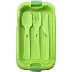 Lunchbox ze sztućcami CURVER Lunch&Go zielony 1,4 l