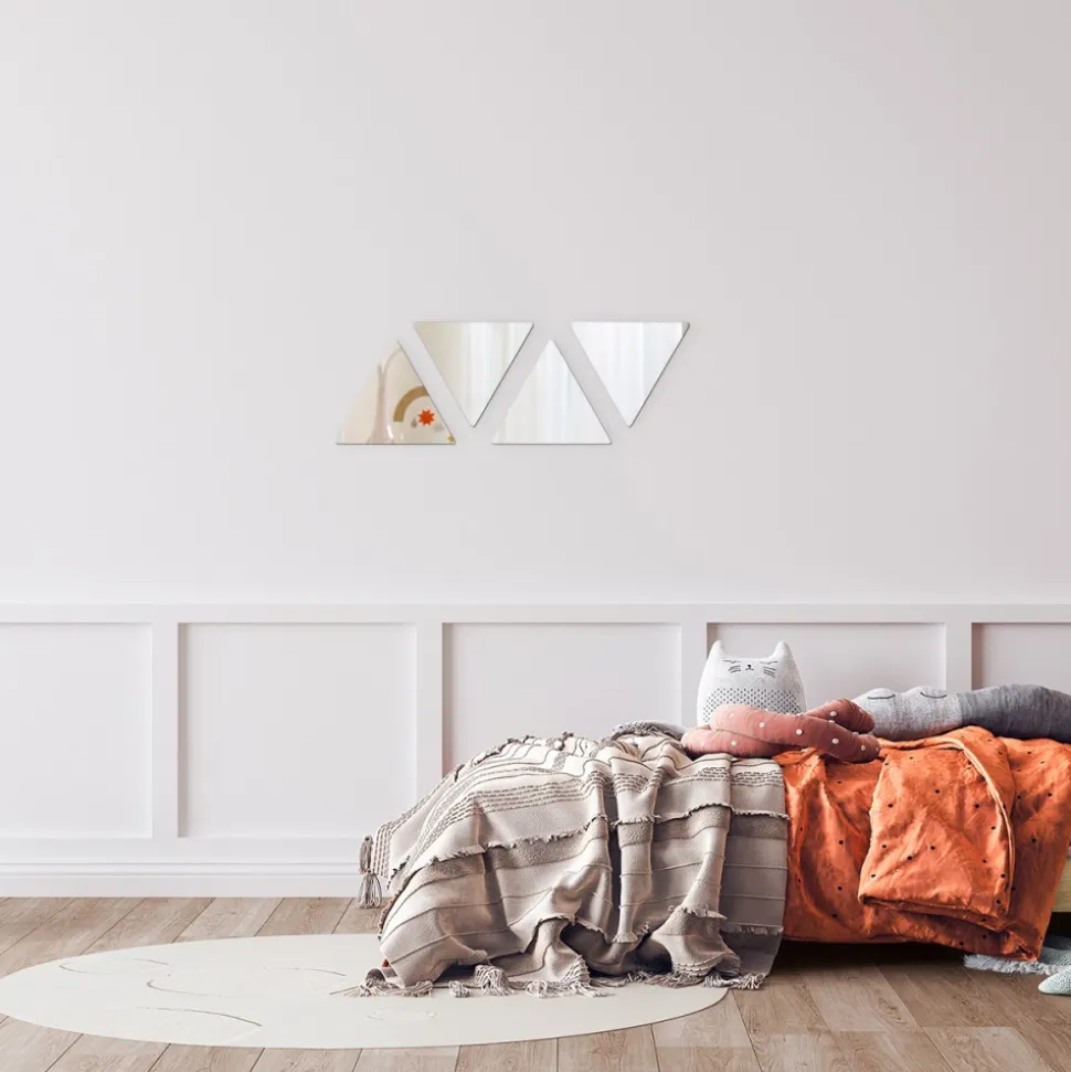 Lustra samoprzylepne Triangle 4 sztuki