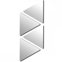 Lustra samoprzylepne Triangle 4 sztuki