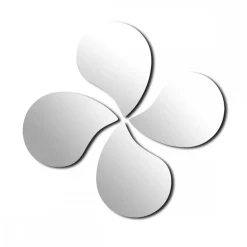 Lustra samoprzylepne Water Drop 4 sztuki