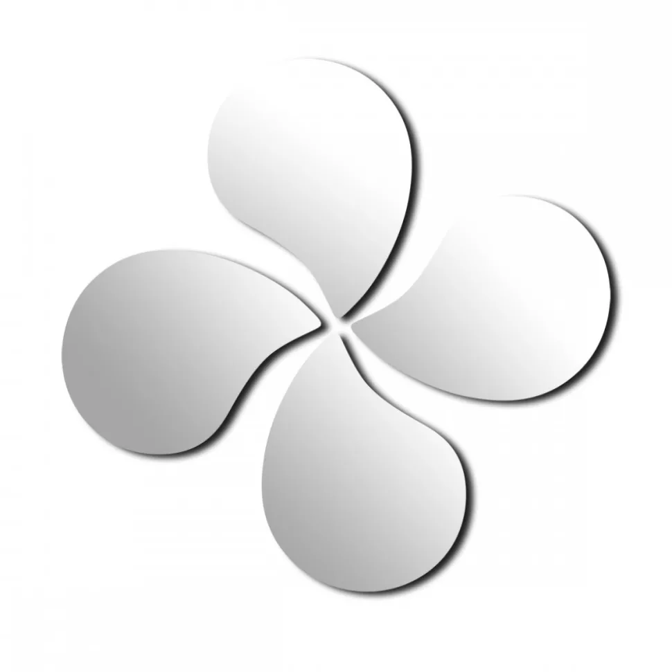 Lustra samoprzylepne Water Drop 4 sztuki