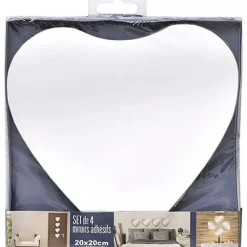 Lustra samoprzylepne Heart 4 sztuki * TENDANCE Sale