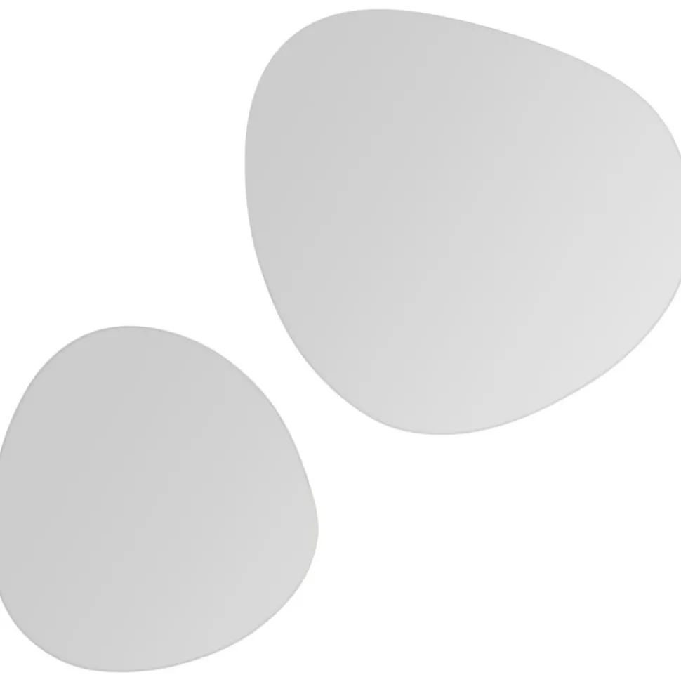 Lustro ścienne 2 szt. 40 cm Pebble