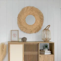Lustro ścienne Ael trawa morska 80 cm