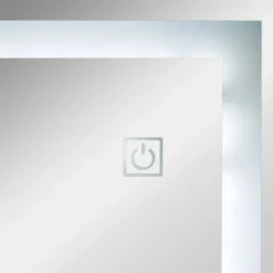 Lustro LED ze schowkiem na biżuterię