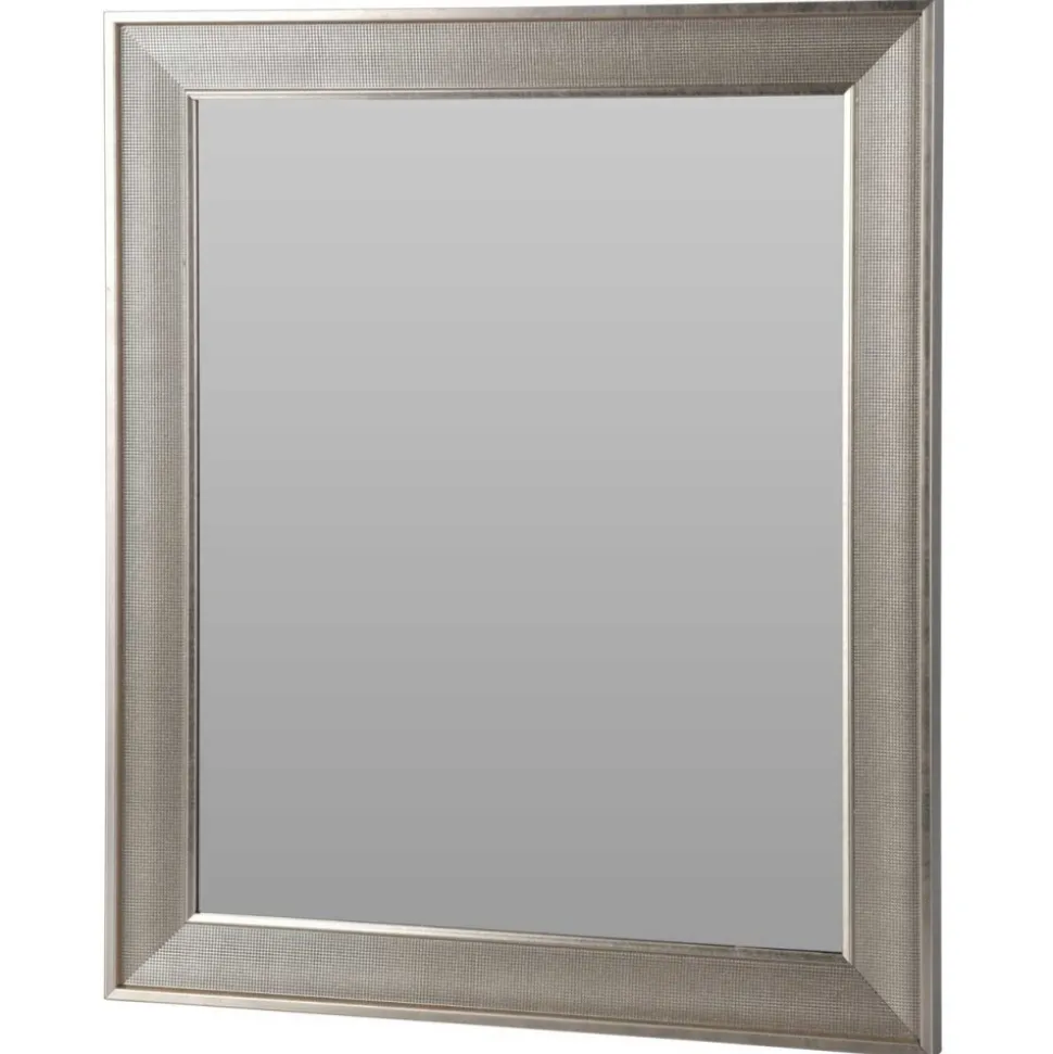 Lustro srebrne w ozdobnej ramie 50x60 cm