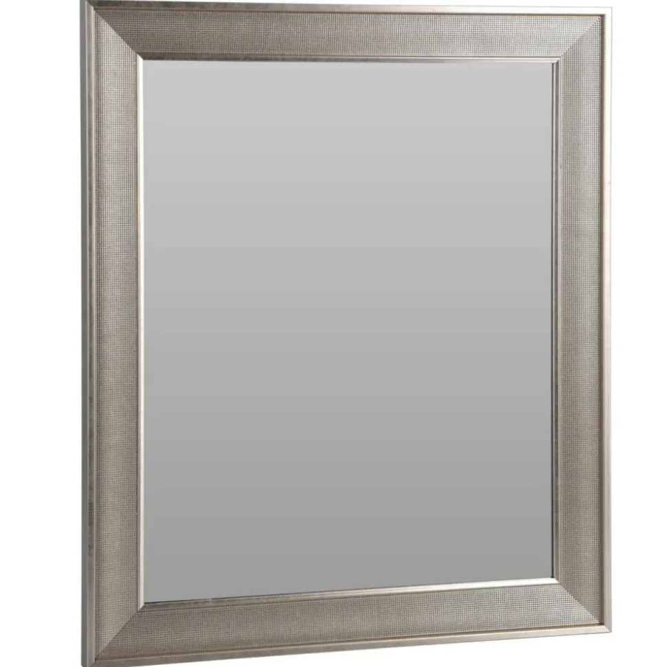 Lustro srebrne w ozdobnej ramie 50x60 cm