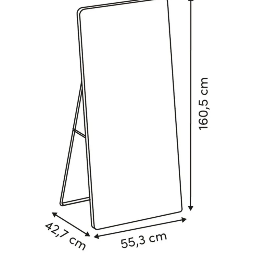 Lustro stojące w ramie 160 x 56 cm