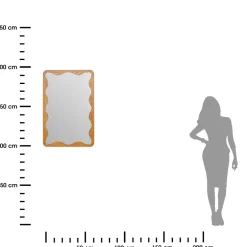 Lustro ścienne Tinny 91 x 61 cm faliste * Atmosphera Sale