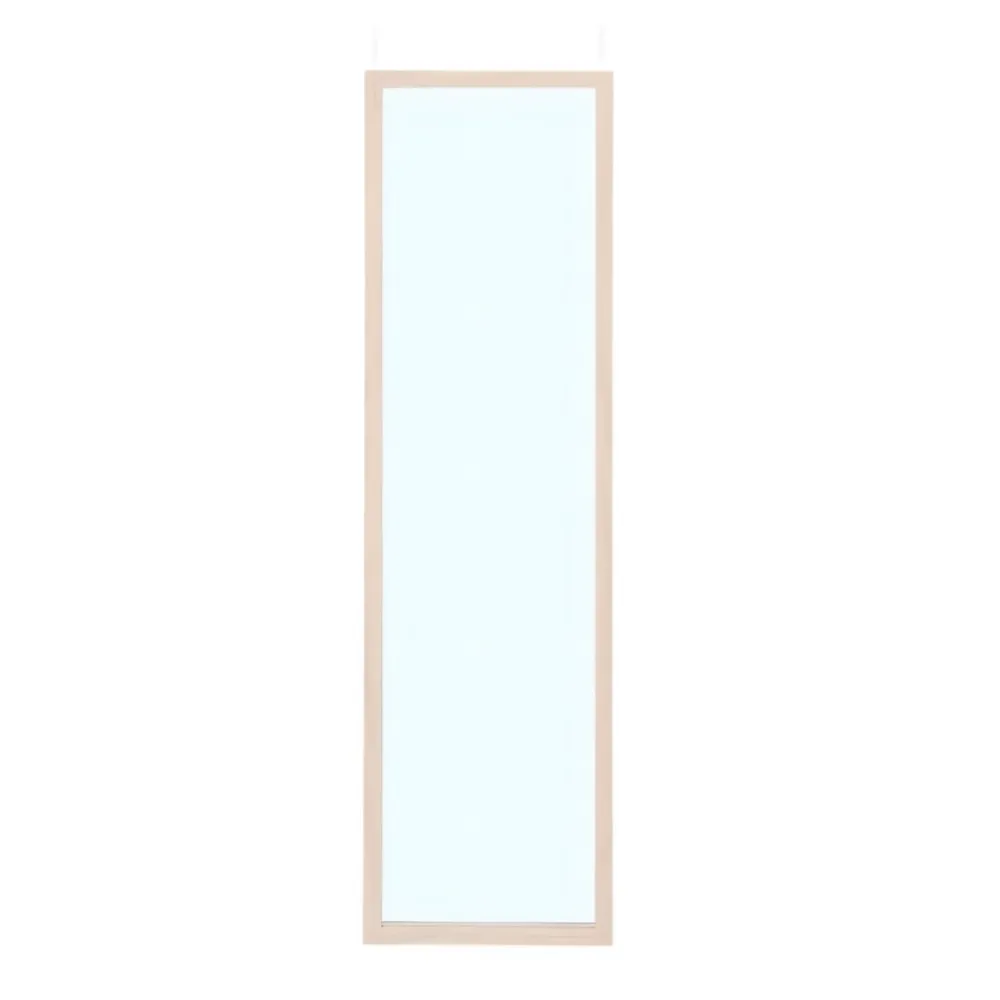 Lustro na drzwi 30x120 cm beżowe * GIFTDECOR New