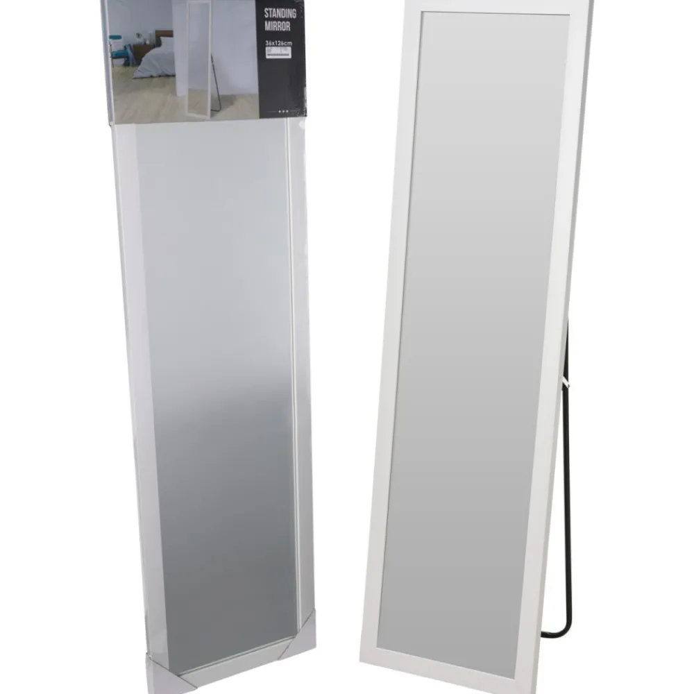 Lustro stojące białe 25x125 cm * H&S Decoration Online
