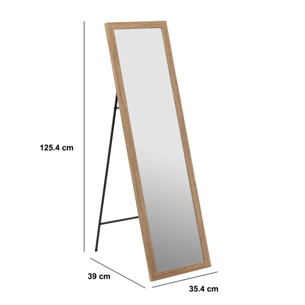 Lustro stojące podłogowe brązowe 35x125 * 5five Simply Smart Best
