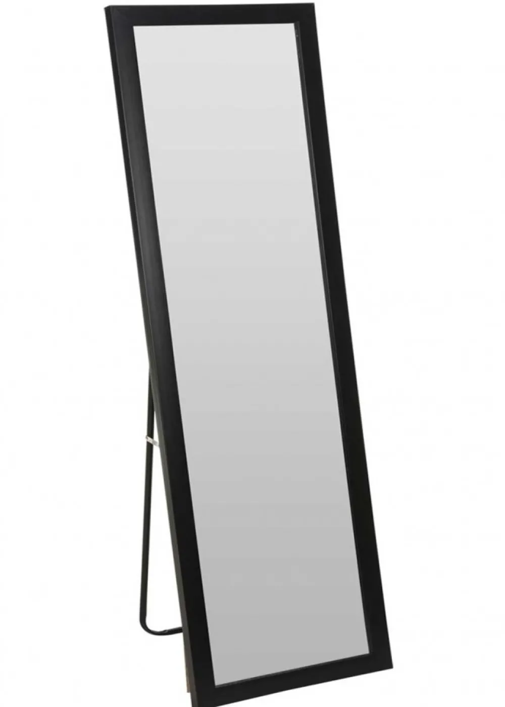 Lustro stojące podłogowe w czarnej ramie 125x36 cm * H&S Decoration Clearance
