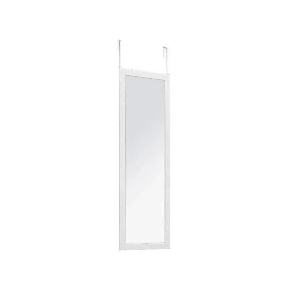 Lustro zawieszane na drzwi białe 110x36 * Atmosphera Discount