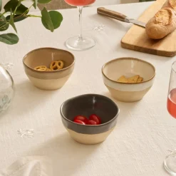 Mała miska z ceramiki Kate 300 ml szara * Secret de Gourmet Best