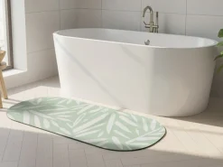 Mata łazienkowa absorbująca SICHUAN 45x100 cm zielona