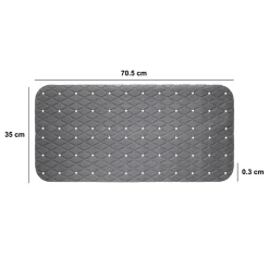 Mata antypoślizgowa 70x35 Szara * 5five Simply Smart