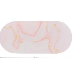 Mata łazienkowa absorbująca CARRARE 45x100 cm róż * TENDANCE Outlet
