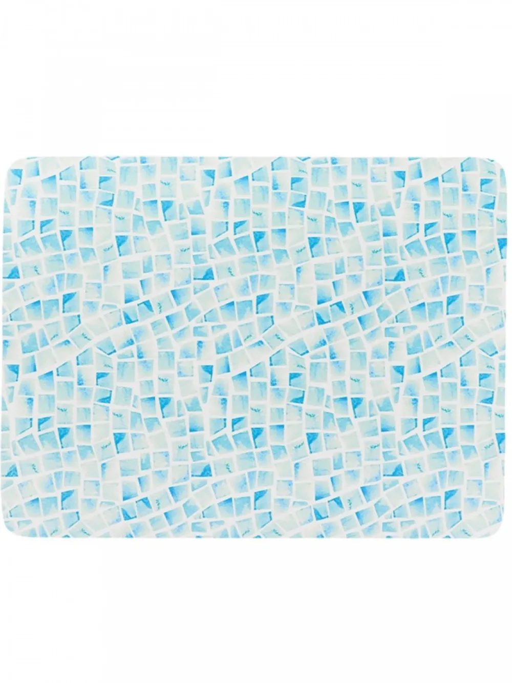 Mata łazienkowa absorbująca RAVENNE 45x60 cm niebieska mozaika * TENDANCE Sale