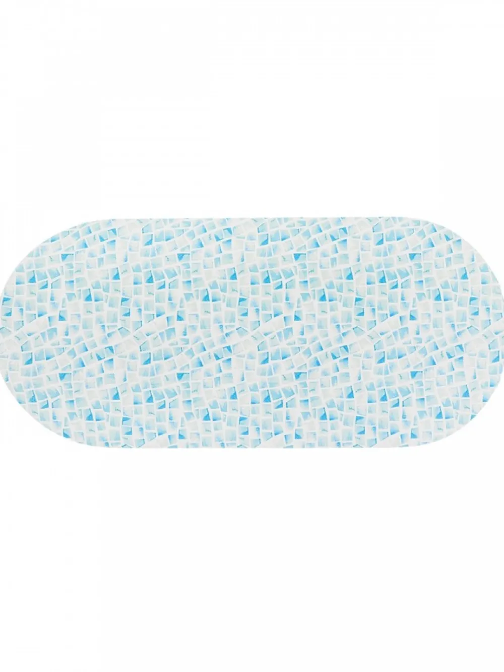 Mata łazienkowa absorbująca RAVENNE 45x100 cm niebieska mozaika * TENDANCE Online