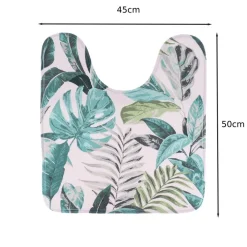 Mata łazienkowa pod WC Jardin liście * TENDANCE Hot