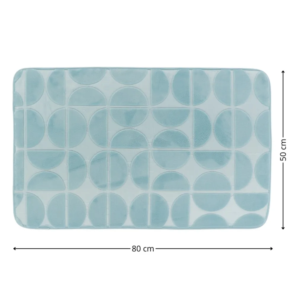 Mata łazienkowa Roy 50x80 cm niebieska * TENDANCE New
