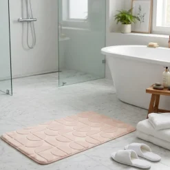 Mata łazienkowa Roy 50x80 cm pudrowy róż * TENDANCE Discount
