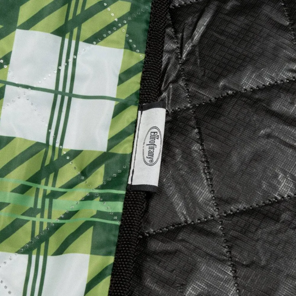 Mata piknikowa biały+zielony 145cmx130cm * EUROFIRANY B.B. Choczyńscy Sp.J. New