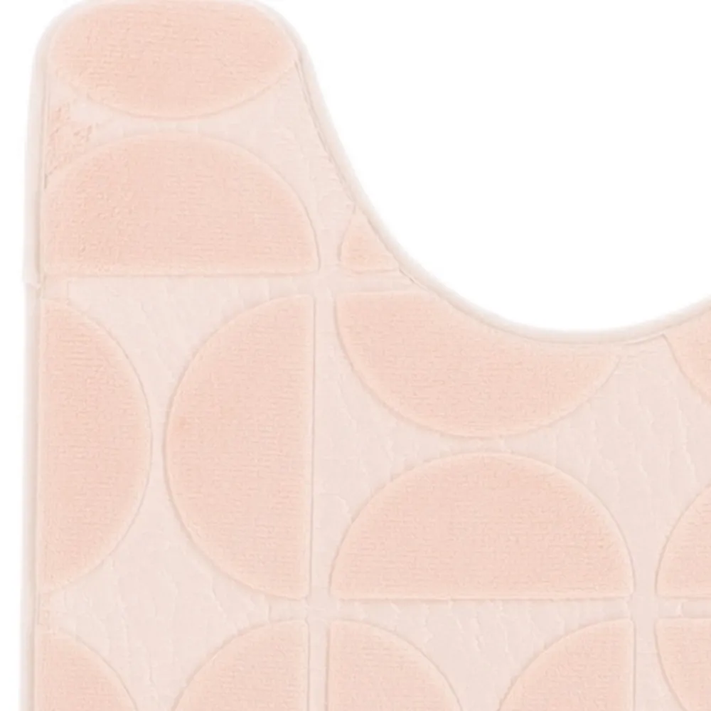 Mata pod WC Roy 45x50 cm pudrowy róż * TENDANCE