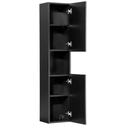 Meble łazienkowe Rilla Black z umywalką * HowHomely Clearance