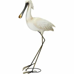 Metalowa dekoracja ogrodowa czapla stojąca AVES GARDEN 74 cm * HowHomely Sale