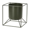 Metalowa donica na stojaku 18 cm * Outlet