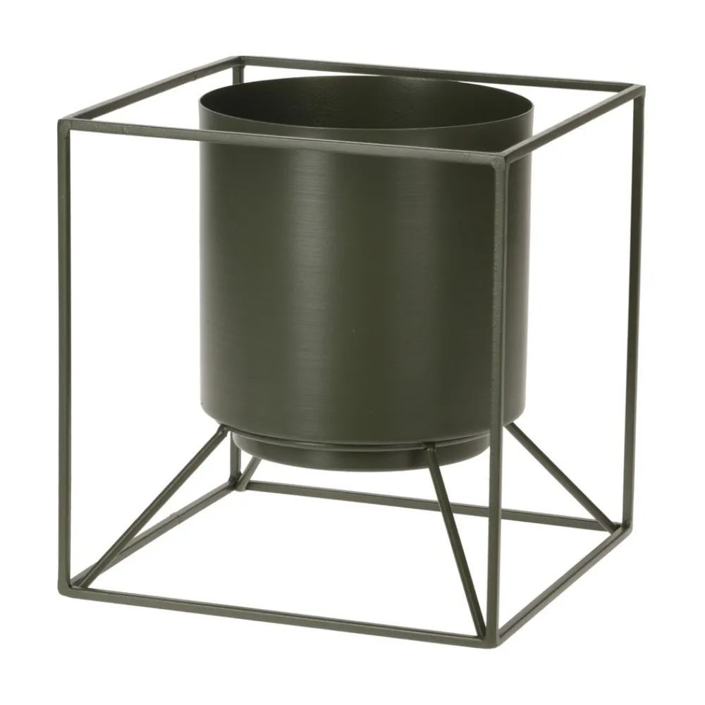 Metalowa donica na stojaku 18 cm * Outlet