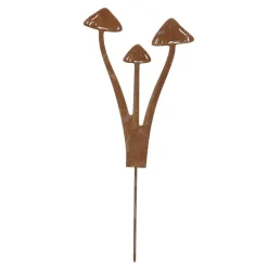 Metalowe grzybki na piku h27 cm