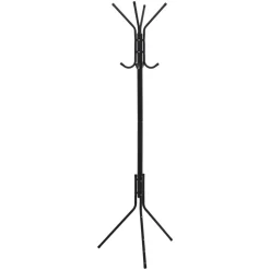 Metalowy czarny wieszak na ubrania 171cm
