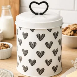 Metalowy pojemnik z uchwytem 3 szt Lovely Storage