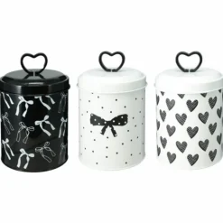 Metalowy pojemnik z uchwytem 3 szt Lovely Storage