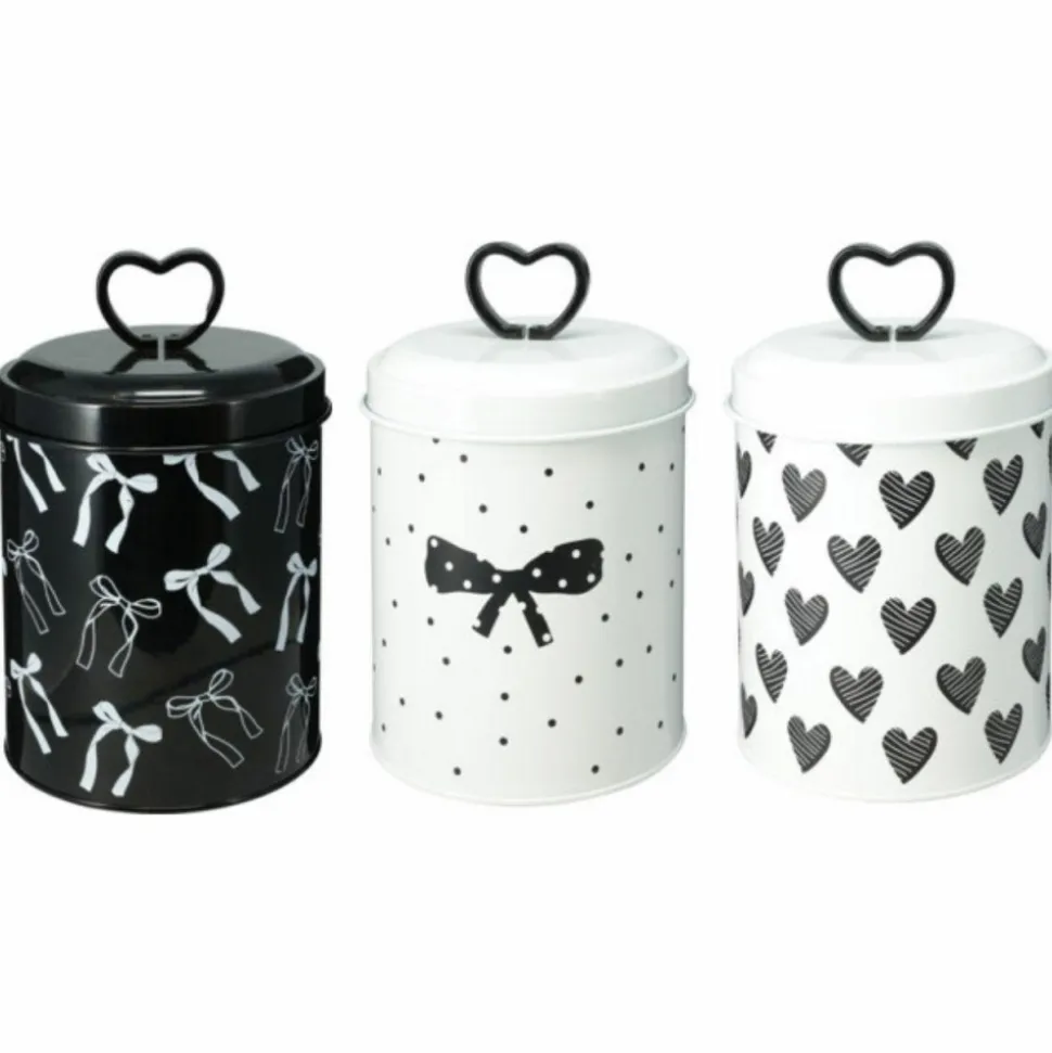 Metalowy pojemnik z uchwytem 3 szt Lovely Storage