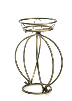 Metalowy złoty kwietnik Virella 38x54 cm