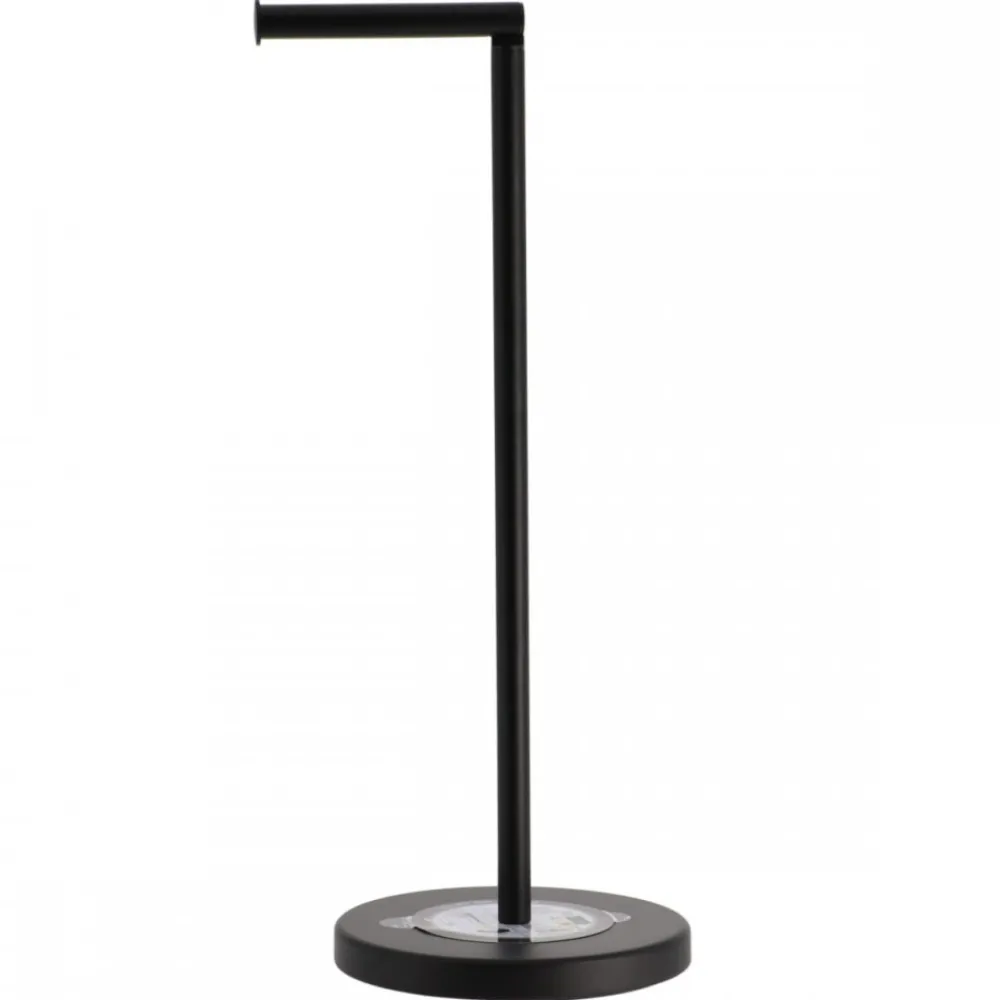 Metalowy stojak na papier Andres Black * TENDANCE