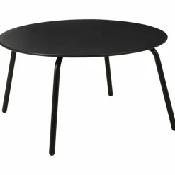 Metalowy stolik kawowy 70xh40 cm czarny mat * HowHomely