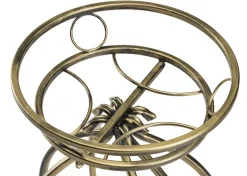 Metalowy złoty kwietnik Virella 30x54 cm * Dąstal Best