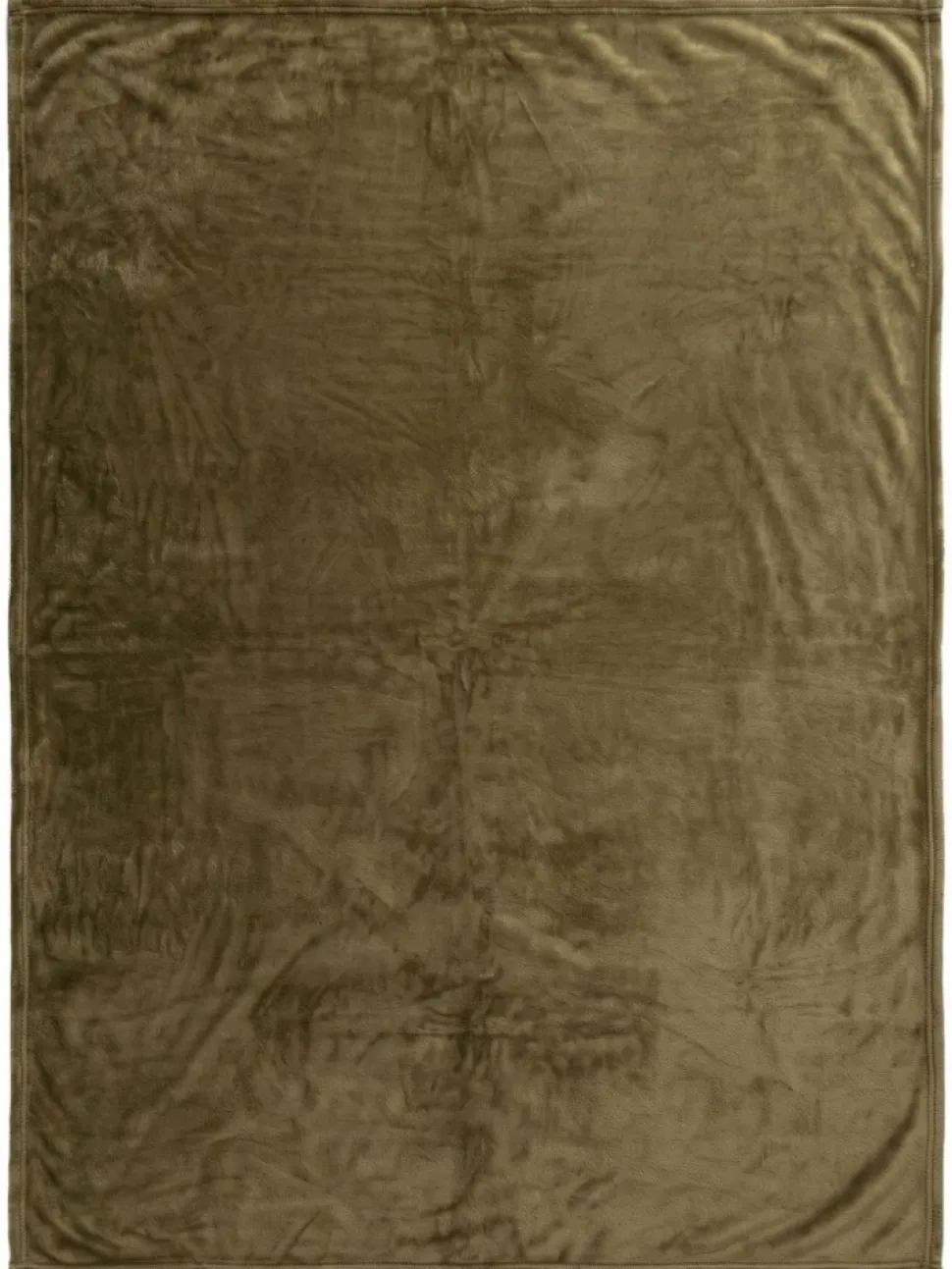 Miękki i puszysty koc VELI ciemna zieleń 160x200 cm