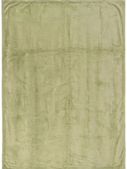 Miękki i puszysty koc VELI zieleń 160x200 cm * HowHomely Sale