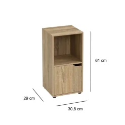Mini Regał Cube w naturalnym kolorze 61x31 cm