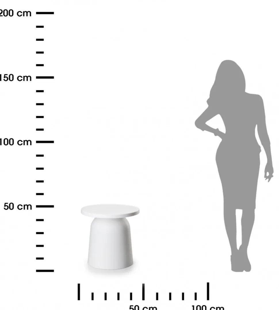 Minimalistyczny stolik OTTO1 biały