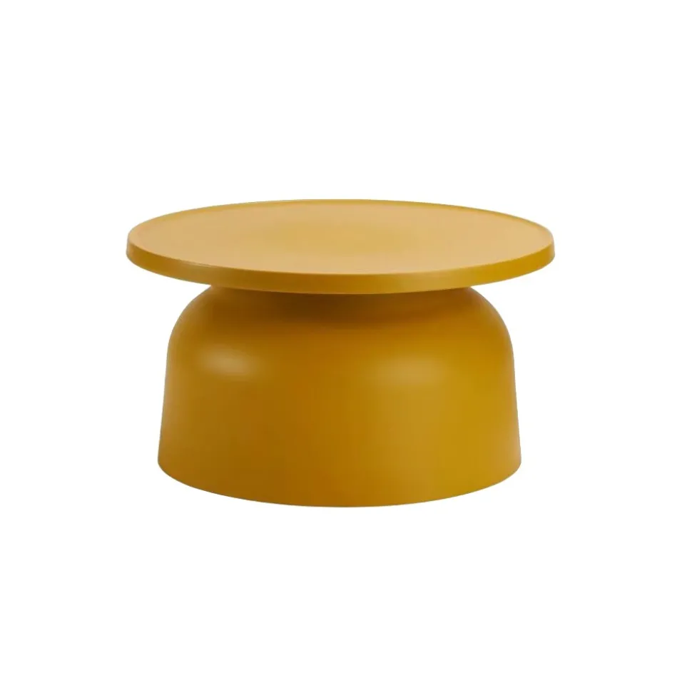 Minimalistyczny stolik OTTO2 żółty